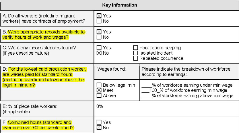 Social Compliance