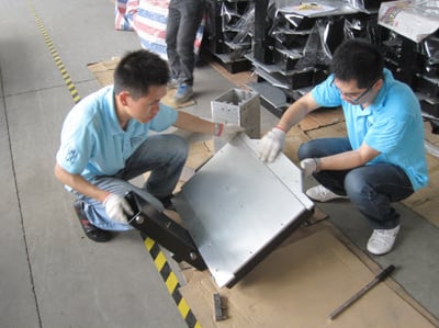 during production inspection