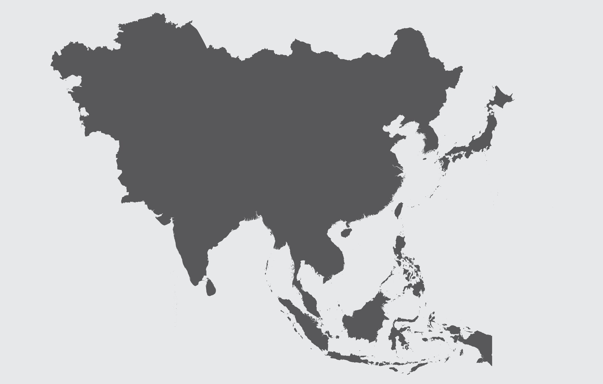 White asia. Карта Евразии. Карта Азии. Очертания Евразии. Азия очертания.