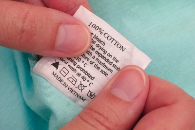 clothing labeling