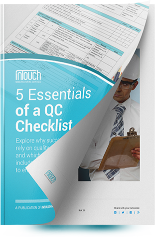 The cover of eBook: 5 Essentials of a Quality Control Checklist 