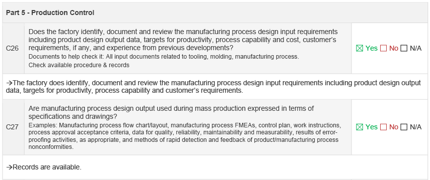 quality audit type