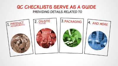 quality control inspectors use QC checklists