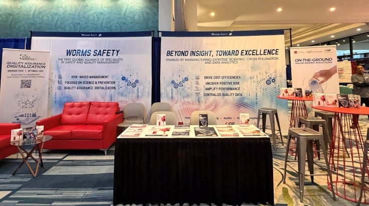WORMS SAFETY & AQF's booth at ICPHSO 2026, Orlando